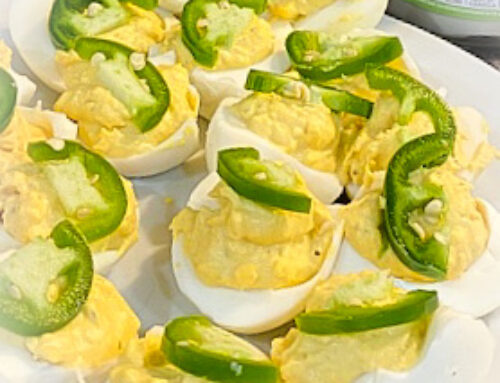 Low Carb Spicy Deviled Eggs
